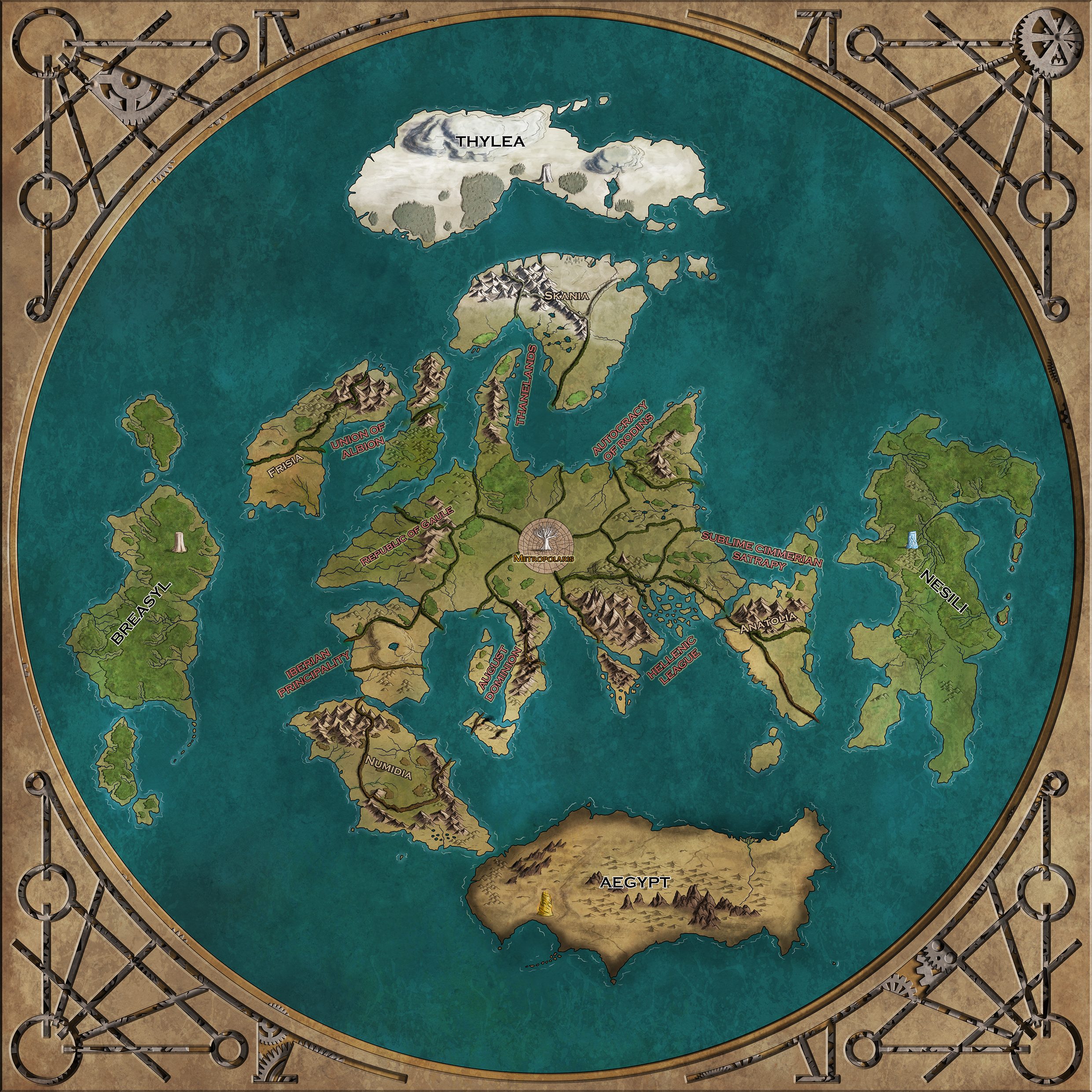 Map of the Realm of Eidolon